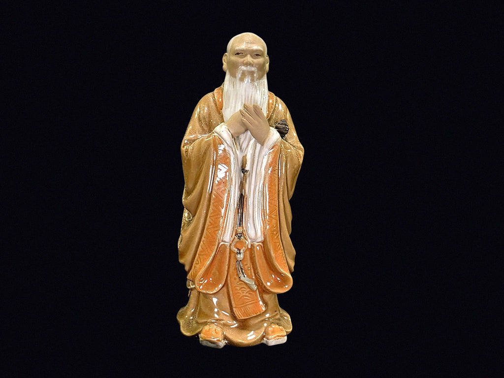 Shou Lao Mudman Figurine Mid-20th C China