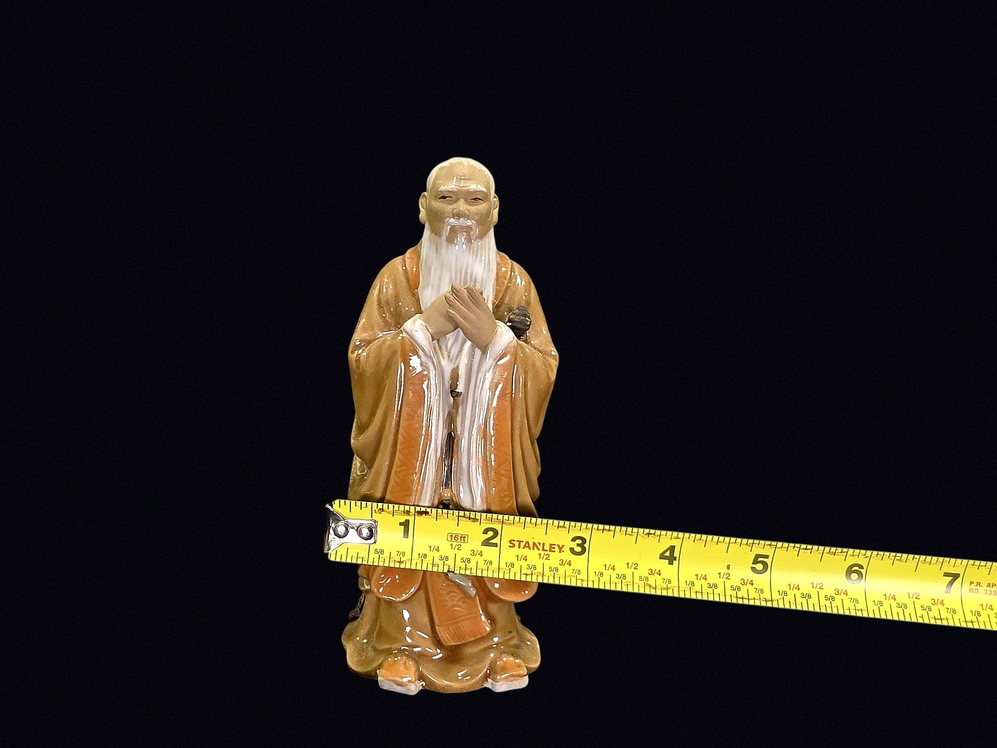 Shou Lao Mudman Figurine Mid-20th C China