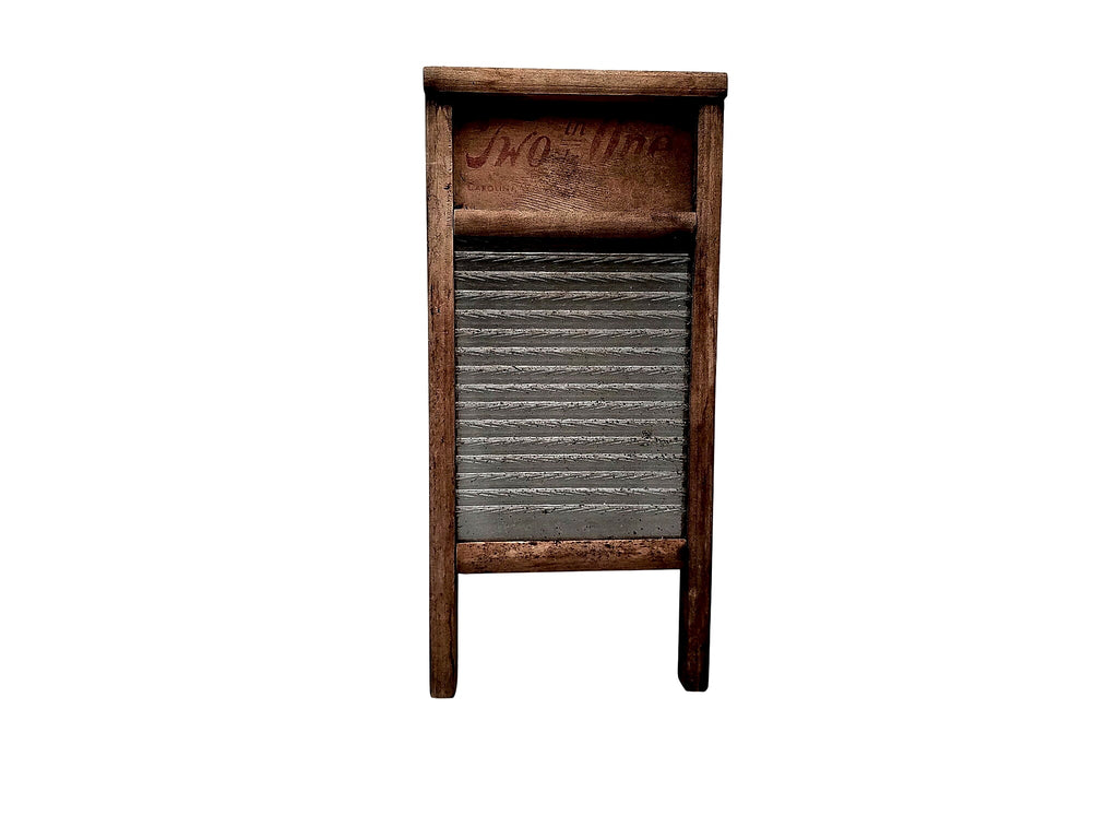 Carolina Washboard Co Two in One Jr Galvanized Zinc