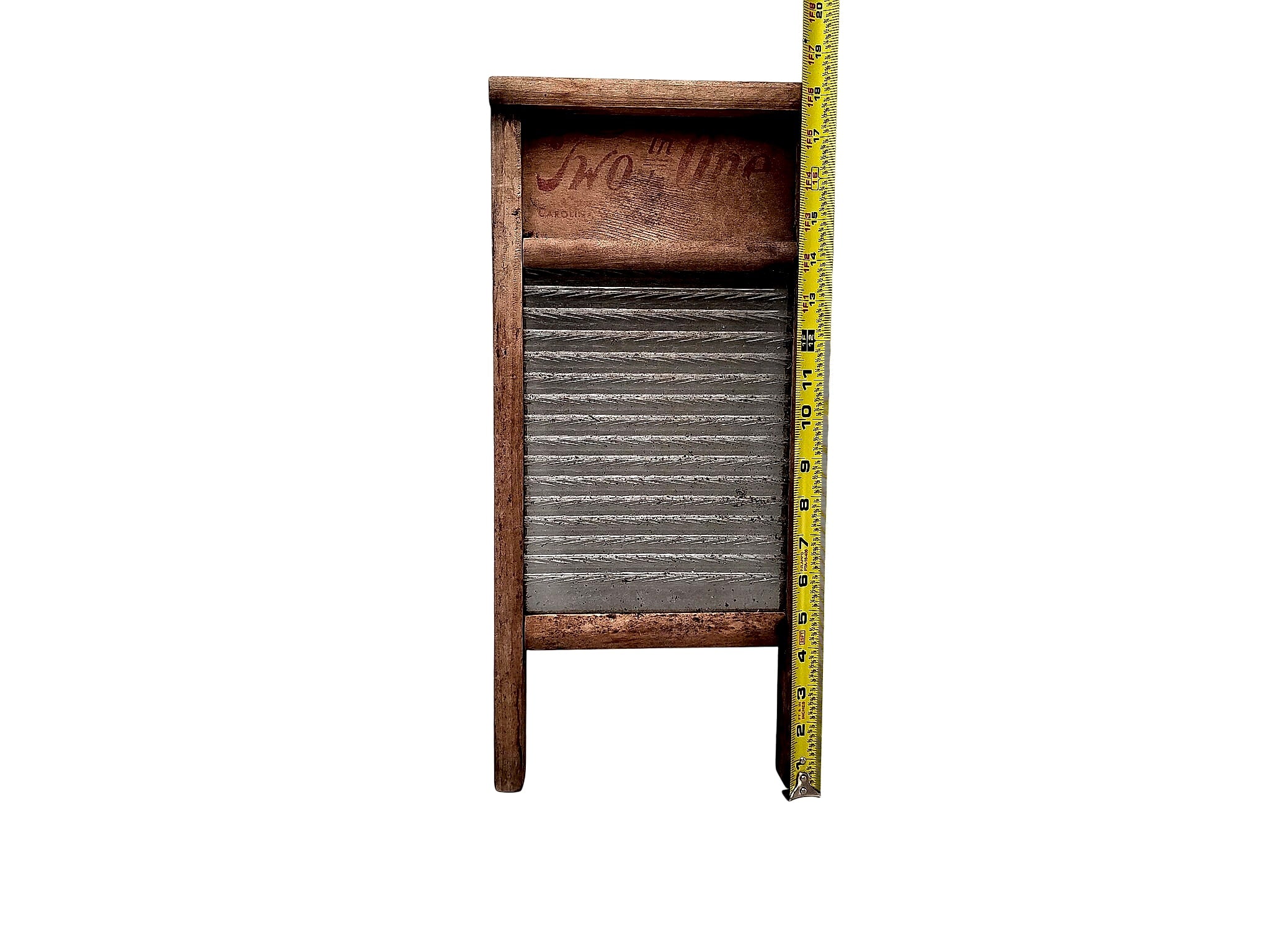 Carolina Washboard Co Two in One Jr Galvanized Zinc
