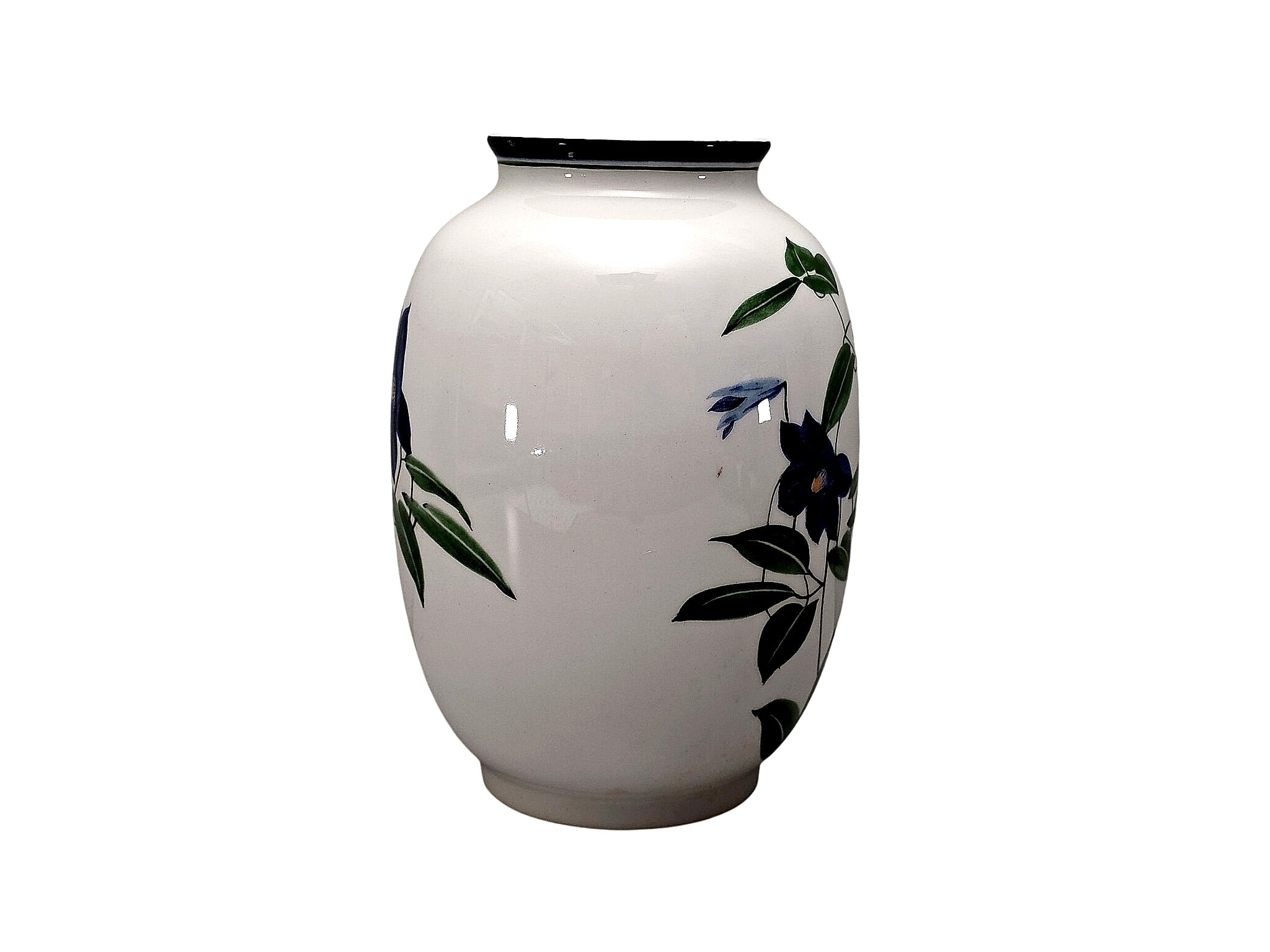 Tiffany & Co Este Ceramiche 2002 Clematis Maiolica Vase