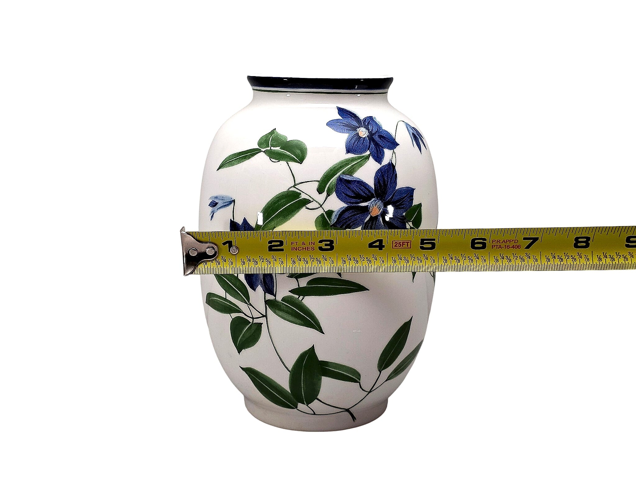 Tiffany & Co Este Ceramiche 2002 Clematis Maiolica Vase