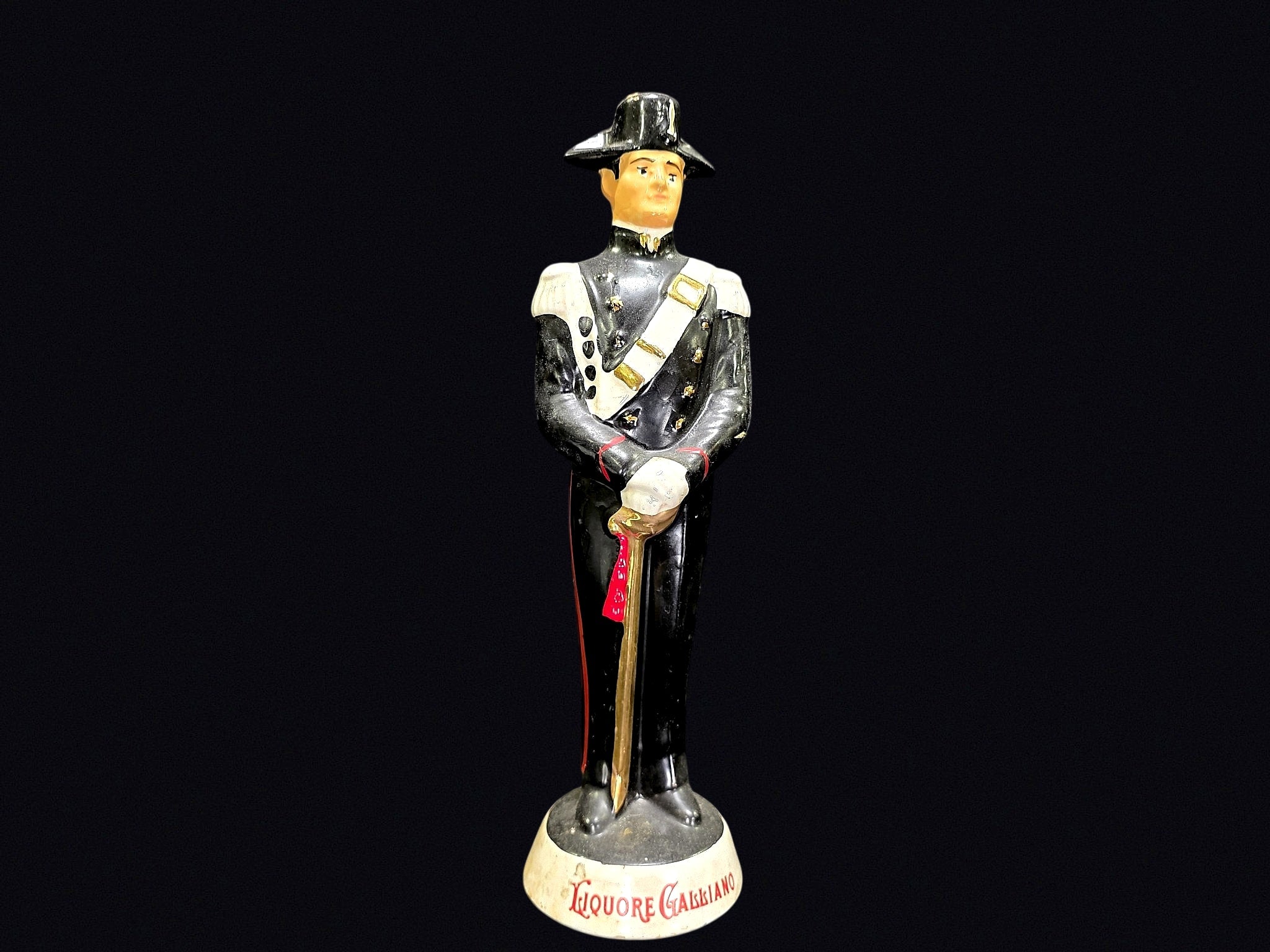 Galliano Carabiniere Ceramic Decanter Cosanelli