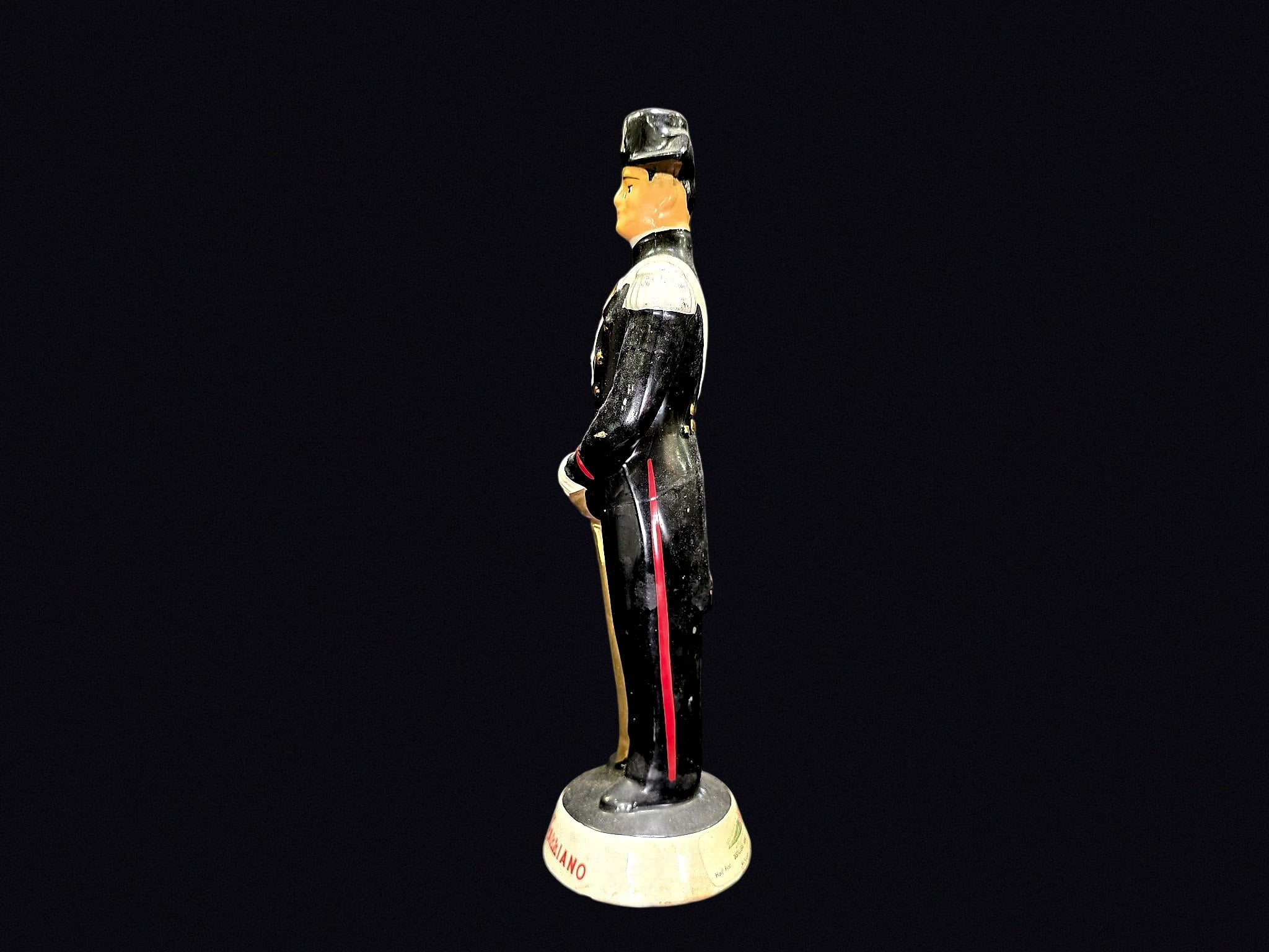 Galliano Carabiniere Ceramic Decanter Cosanelli