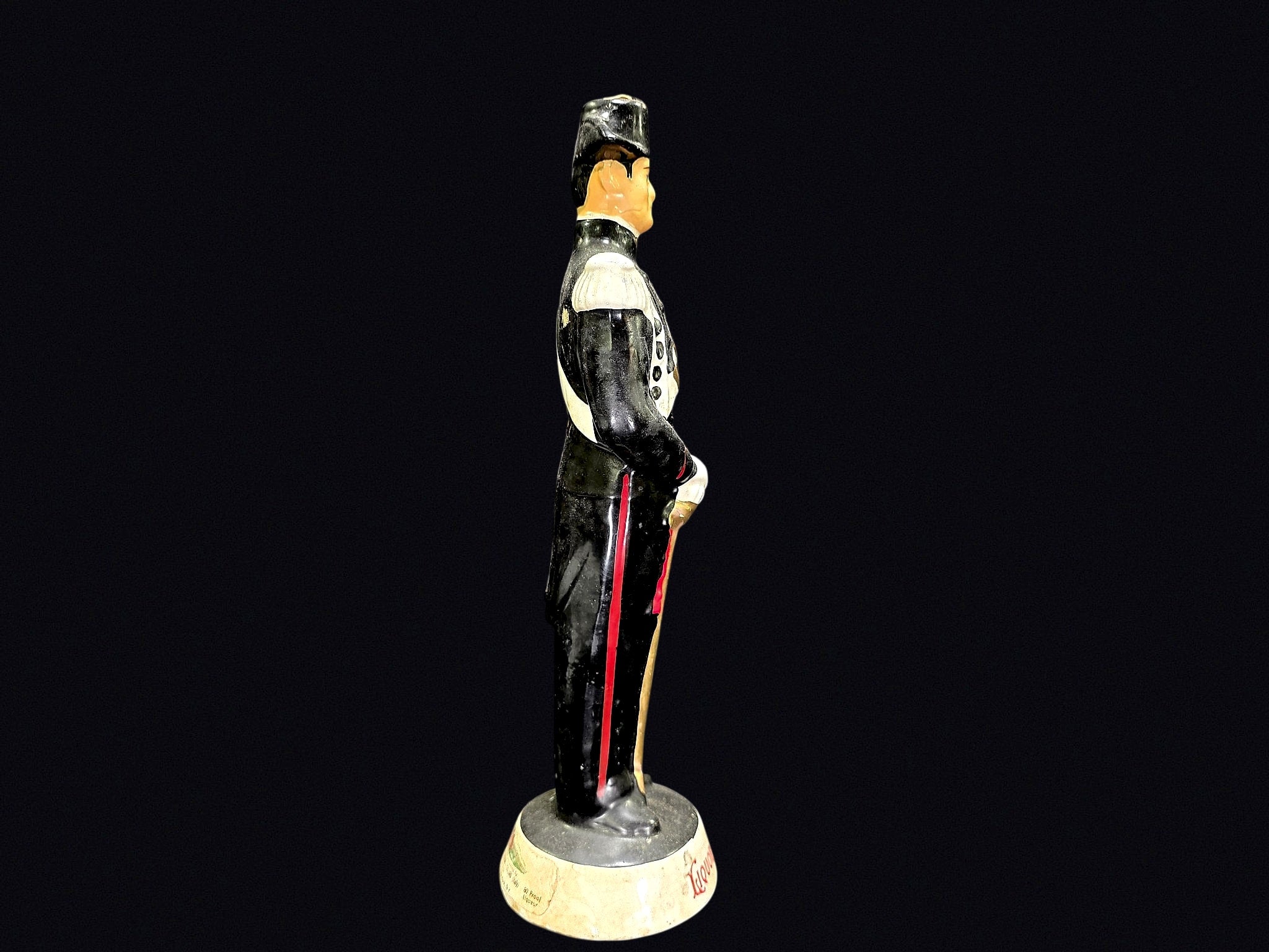 Galliano Carabiniere Ceramic Decanter Cosanelli