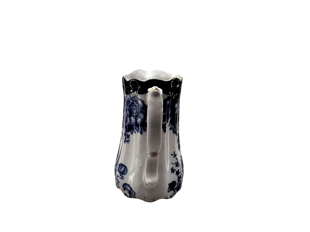 Flow Blue Ironstone Creamer Royal Arms Mark c1890-1910