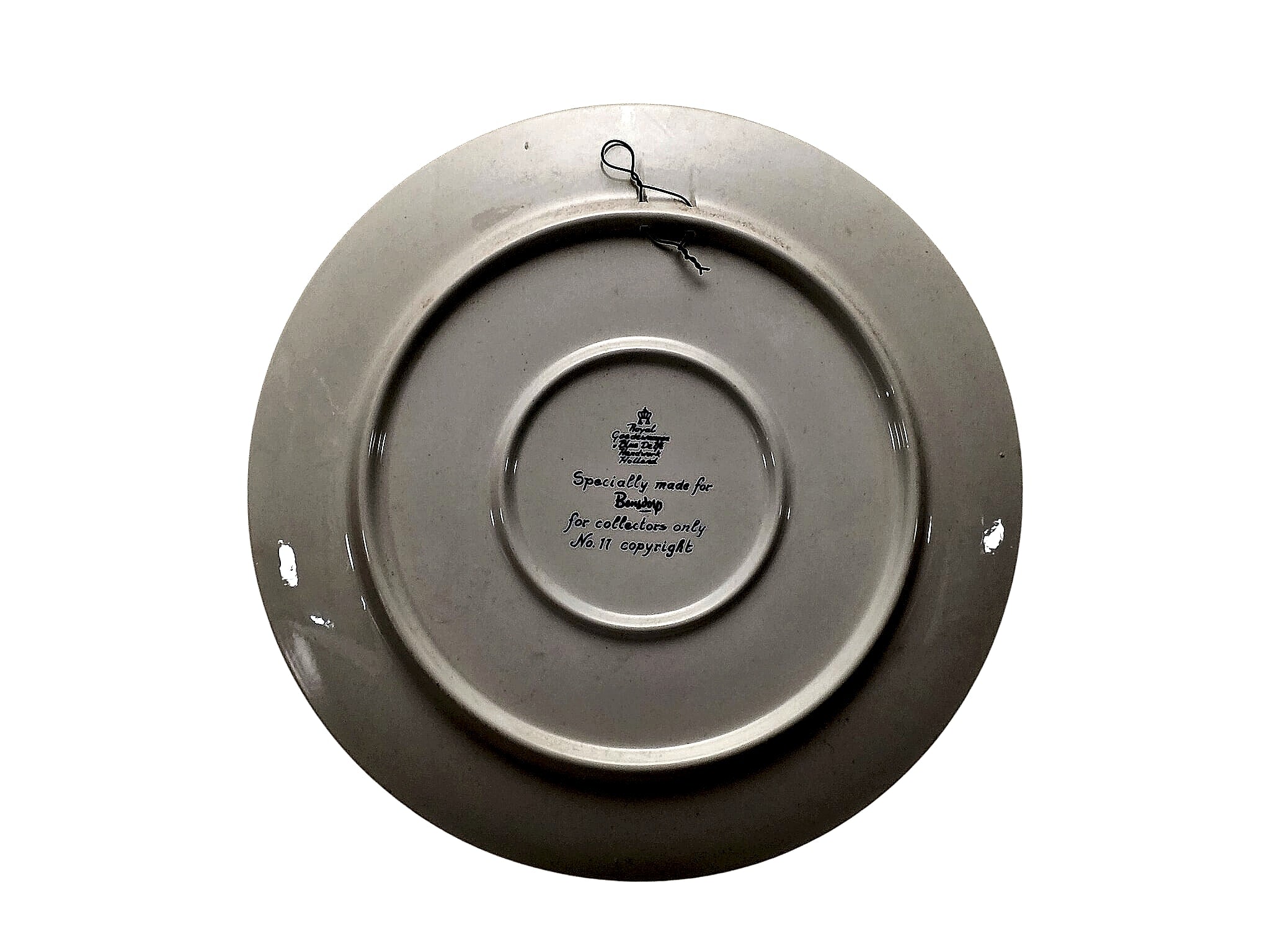 Royal Goedewaagen Delft Bensdorp Mustardmill Plate 1988