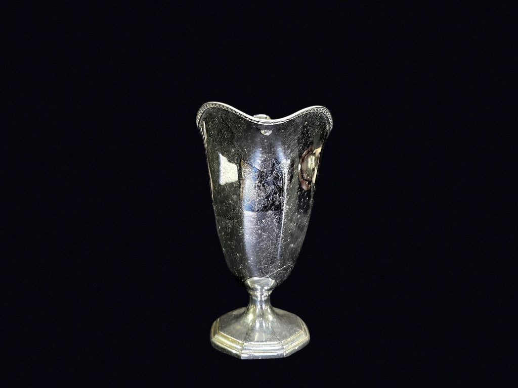 Art Deco Silverplate Creamer Gilt Interior