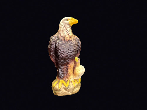 Ceramic Bald Eagle Decanter with Eaglet