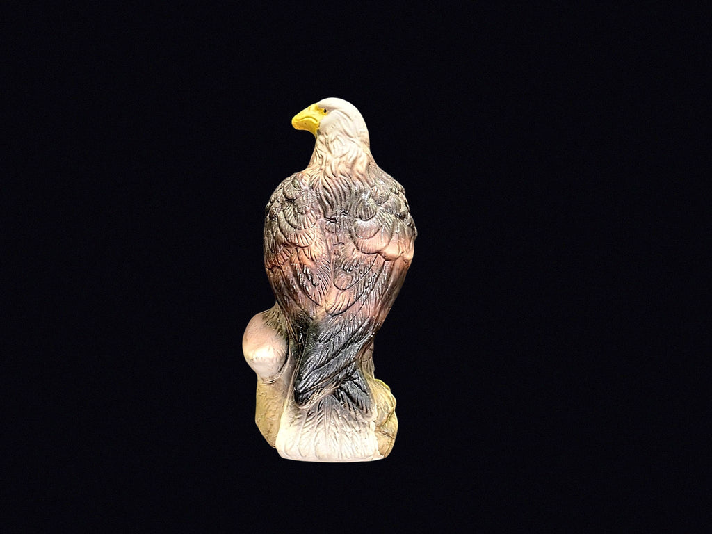 Ceramic Bald Eagle Decanter with Eaglet