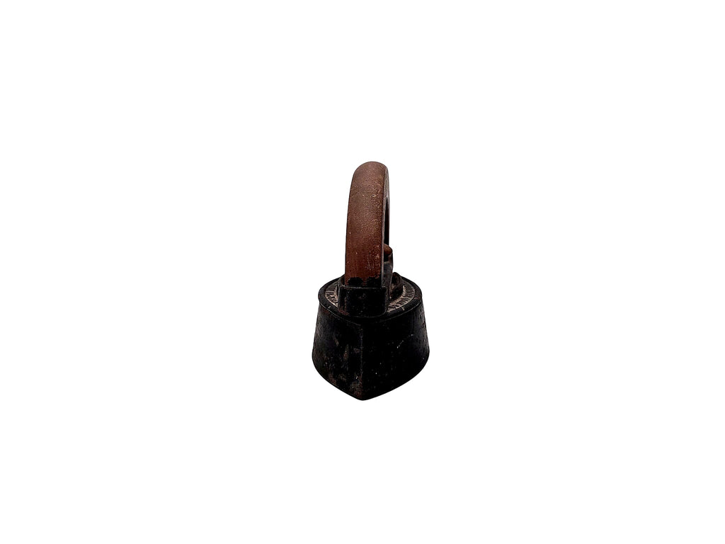 Mrs Potts Cast Iron Sad Iron Detachable Wood Handle c1880