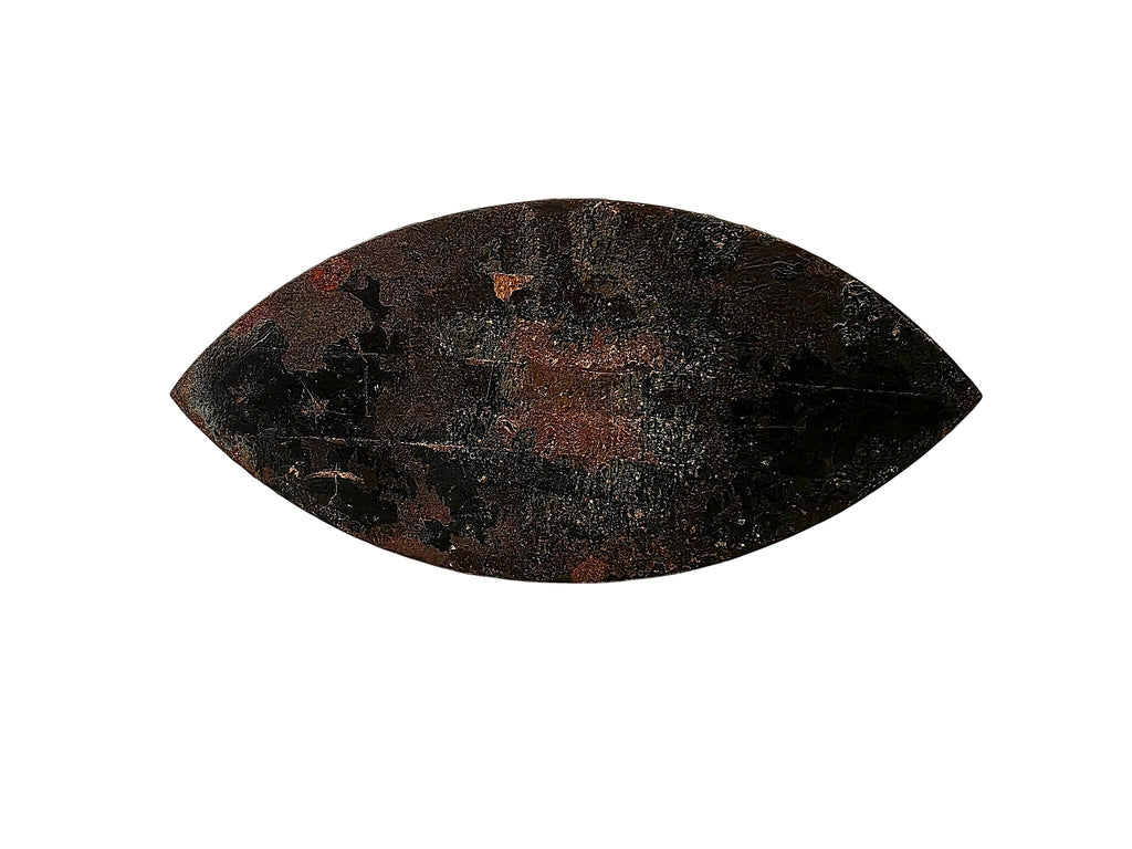Mrs Potts Cast Iron Sad Iron Detachable Wood Handle c1880
