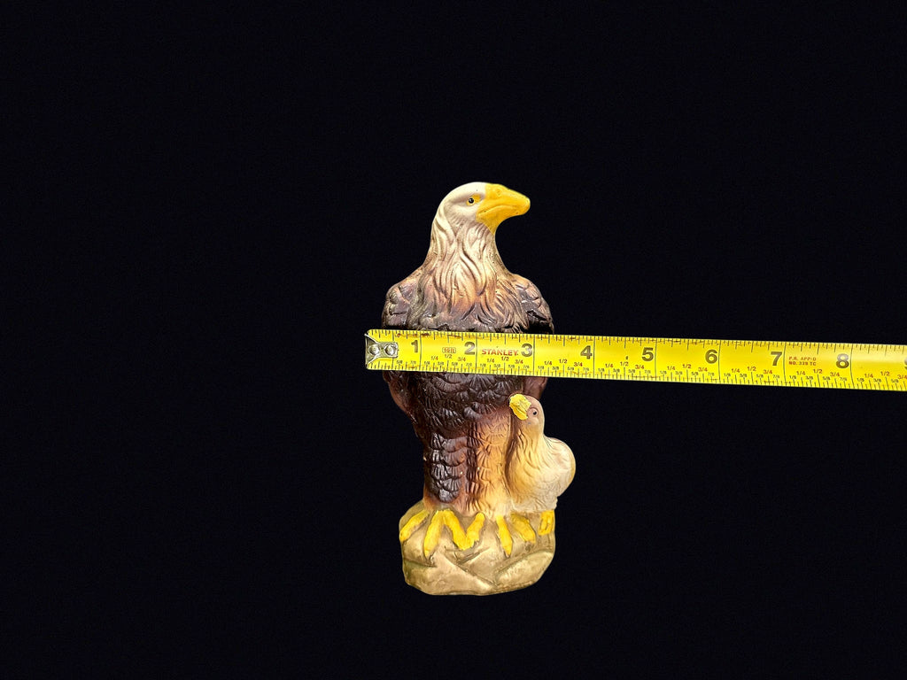 Ceramic Bald Eagle Decanter with Eaglet
