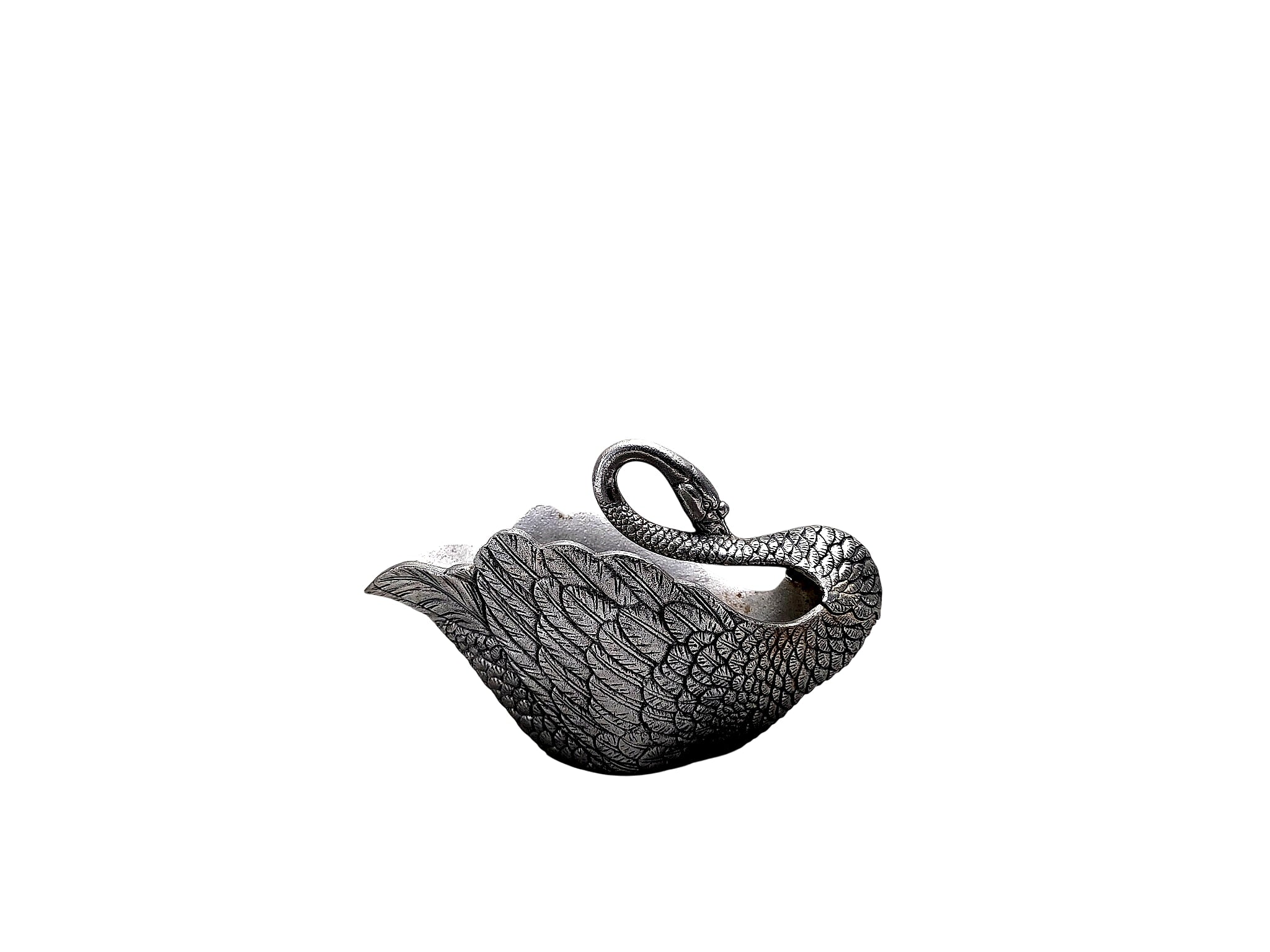 Jaruna Court 1990 Pewter Figural Swan Bowl