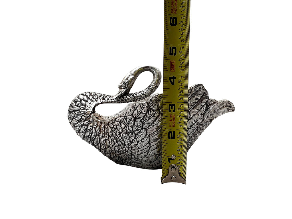 Jaruna Court 1990 Pewter Figural Swan Bowl
