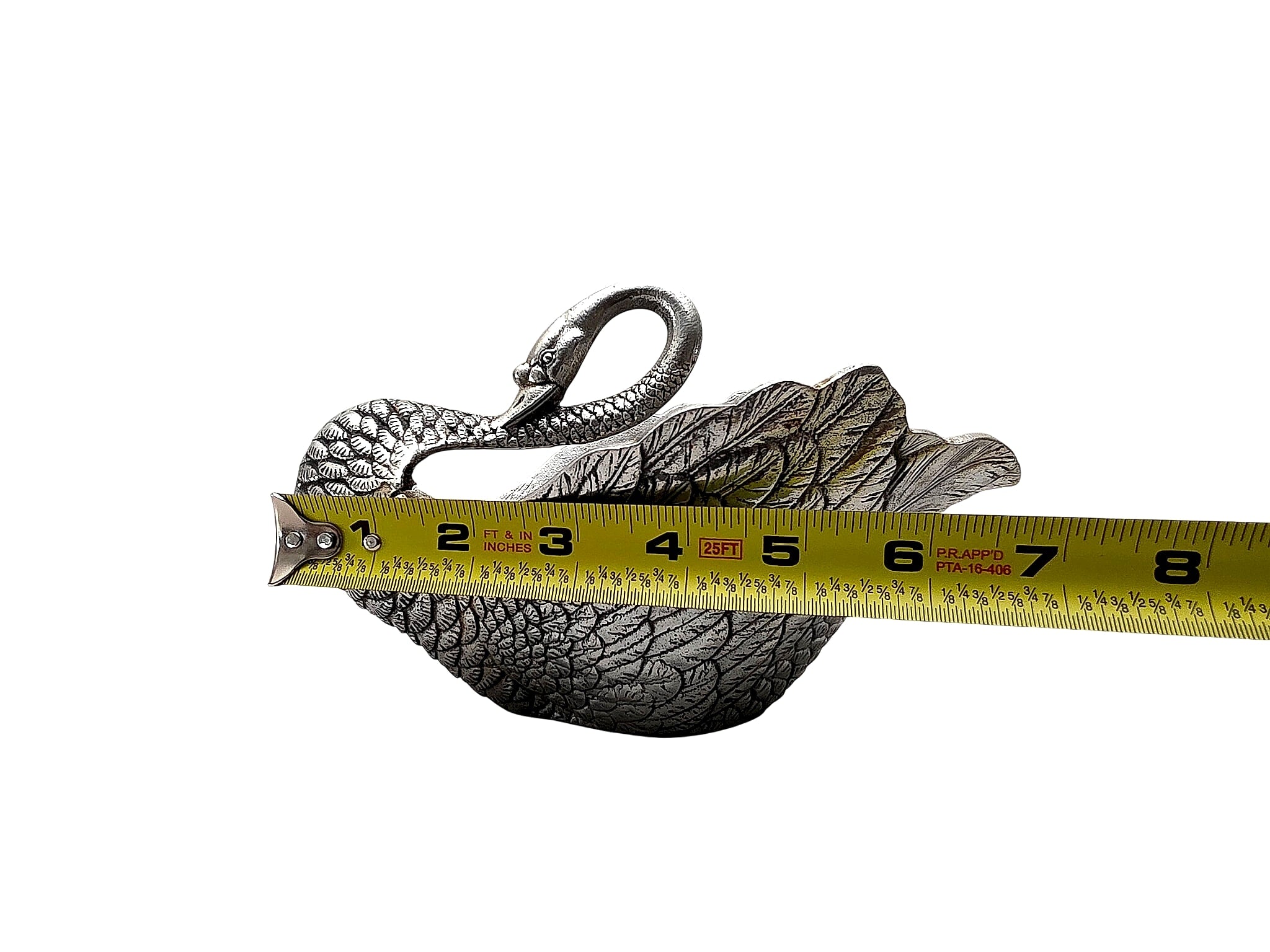 Jaruna Court 1990 Pewter Figural Swan Bowl