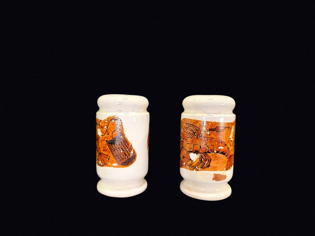 Japan Mid-Century Porcelain Transferware Shakers