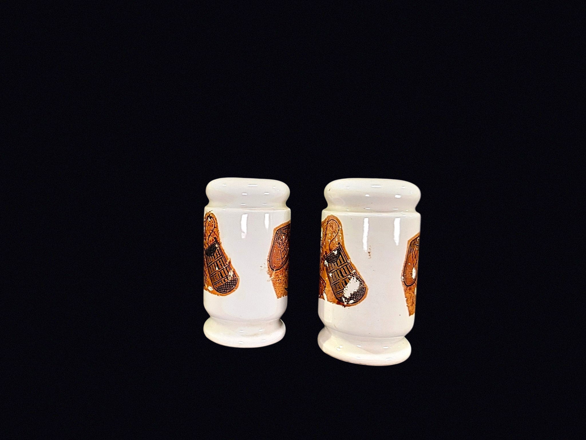 Japan Mid-Century Porcelain Transferware Shakers