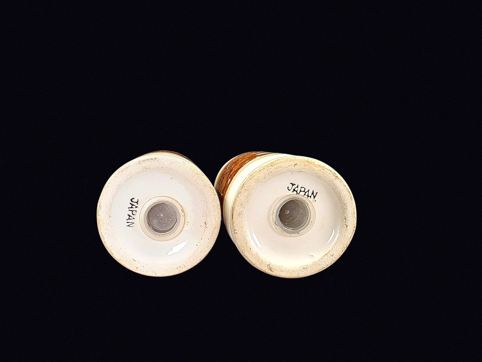 Japan Mid-Century Porcelain Transferware Shakers