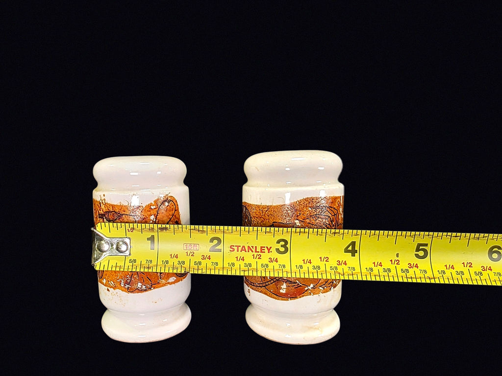 Japan Mid-Century Porcelain Transferware Shakers