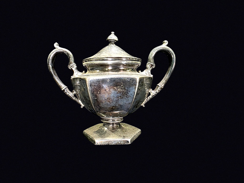 Quadruple Plate Covered Sugar Bowl 3098 c1900