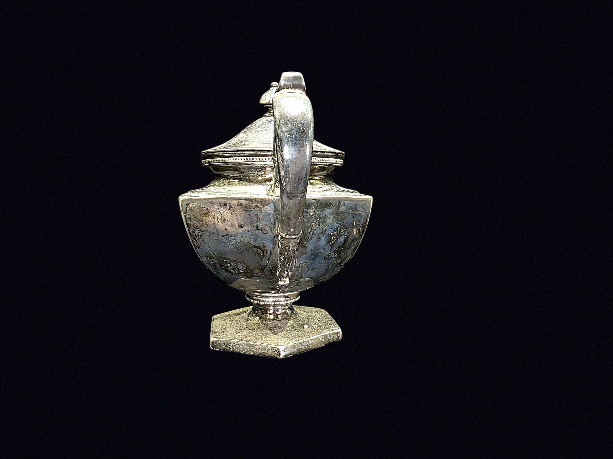 Quadruple Plate Covered Sugar Bowl 3098 c1900