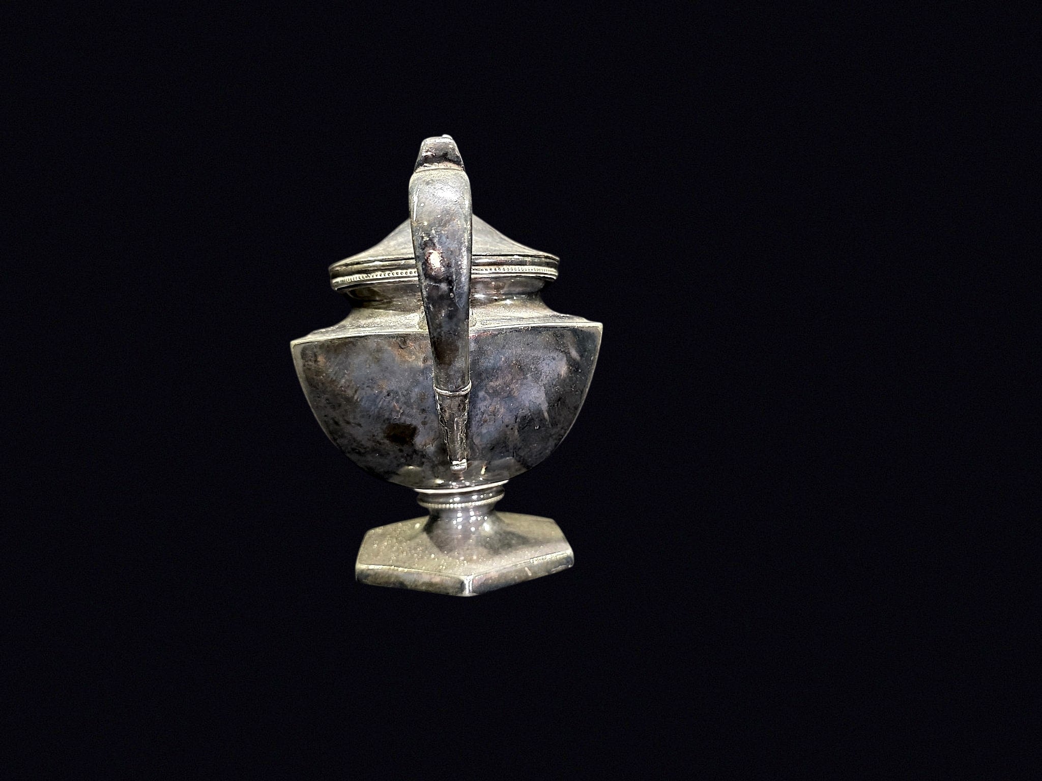 Quadruple Plate Covered Sugar Bowl 3098 c1900