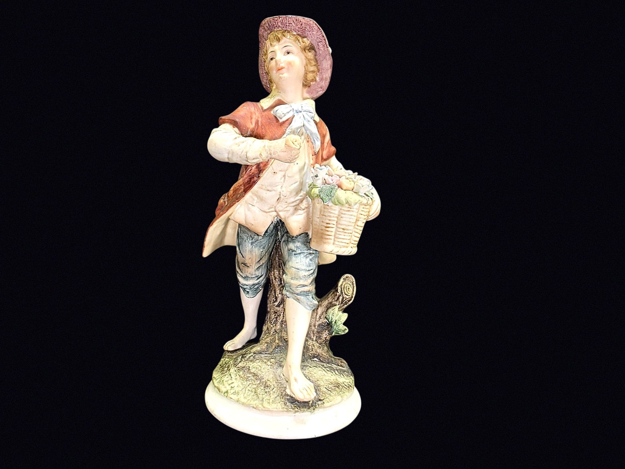 Andrea by Sadek Bisque Boy Figurine 8260