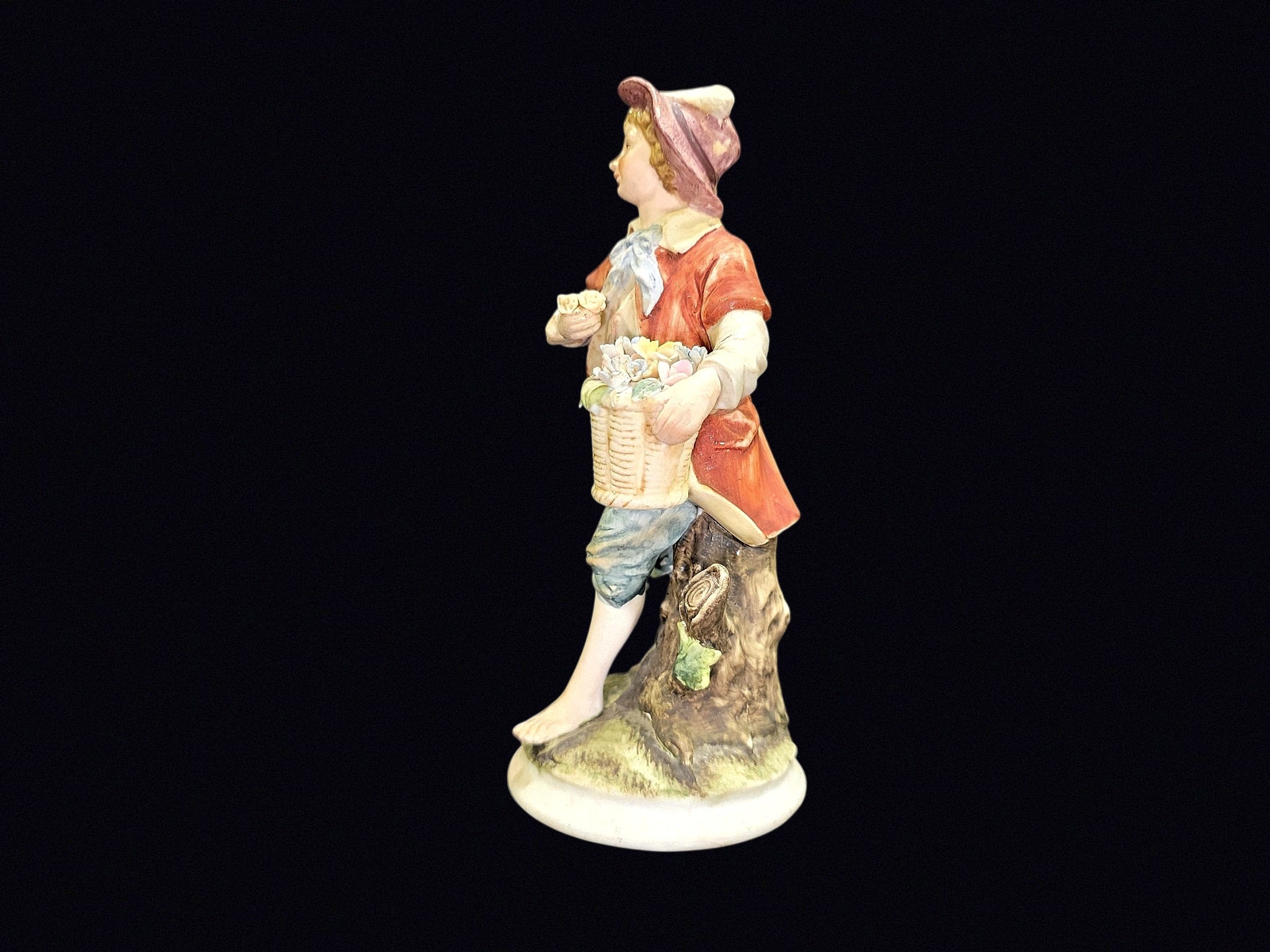 Andrea by Sadek Bisque Boy Figurine 8260