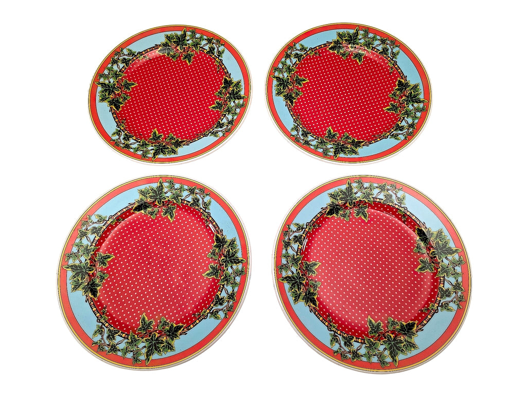 Versace Jeans Home Rosenthal Ivy Leaves Plates Set 4