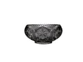 EAPG Pressed Glass Footed Bowl Hobstar Fan Sawtooth Rim