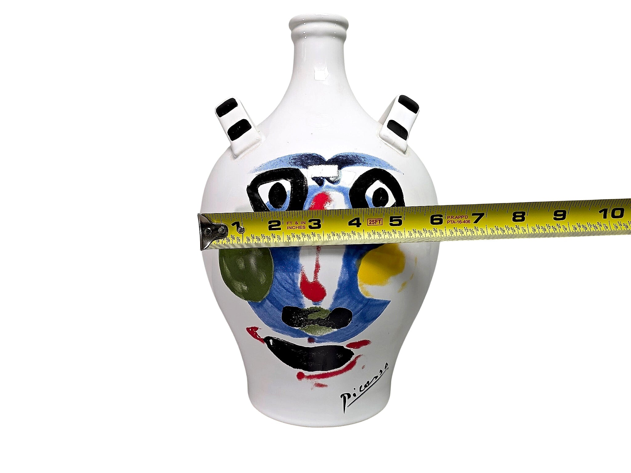 Picasso Living Face 1963 PP-8 Ceramic Botijo Vase Portugal