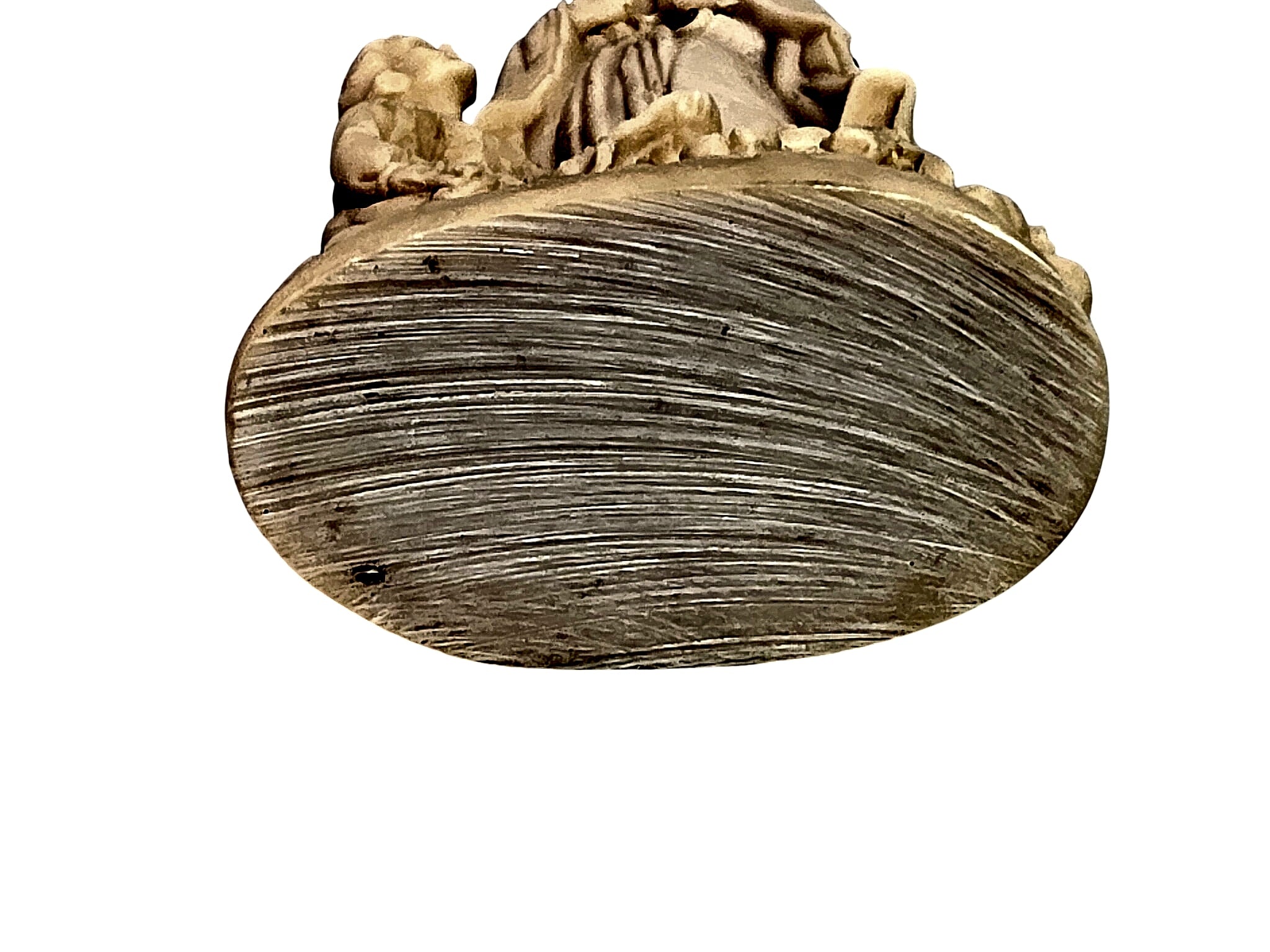 Our Lady of Lourdes Bernadette Resin Figurine 20th C