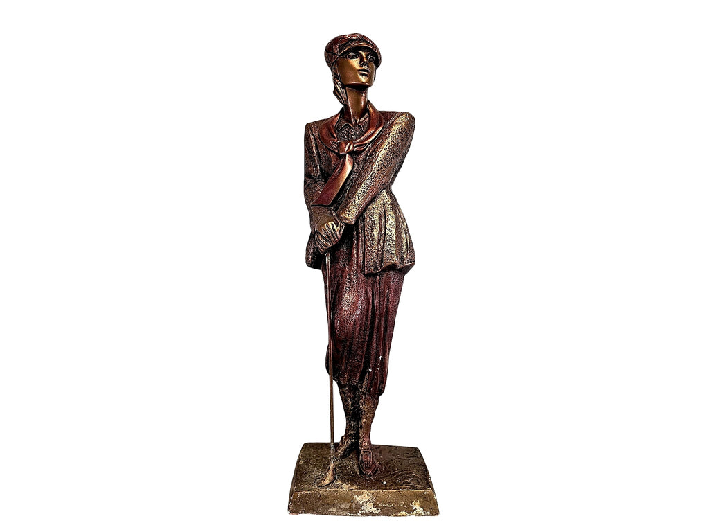 Austin Productions Danel 1990 Lady Golfer Sculpture