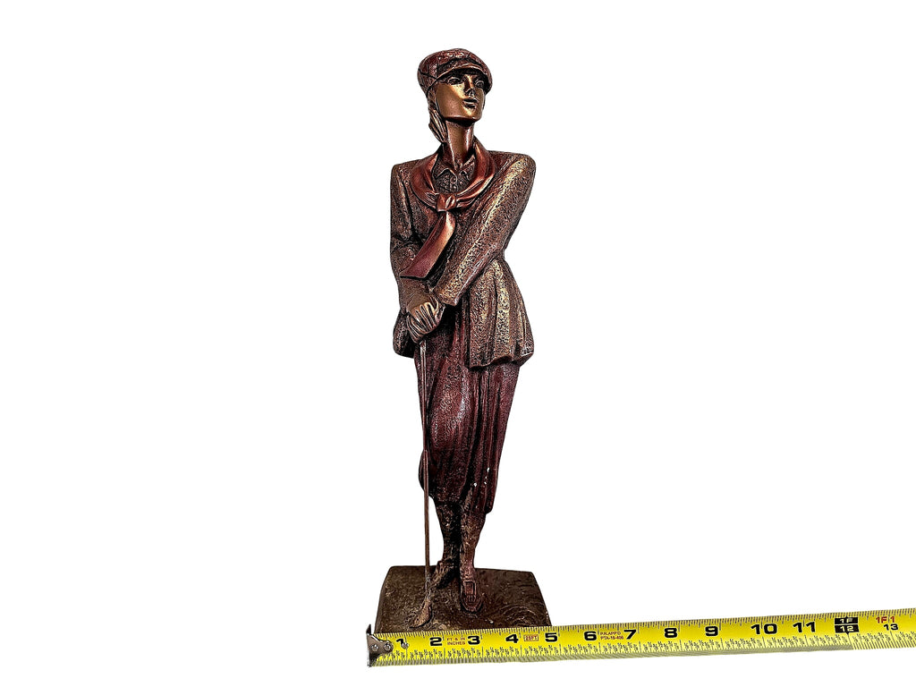 Austin Productions Danel 1990 Lady Golfer Sculpture