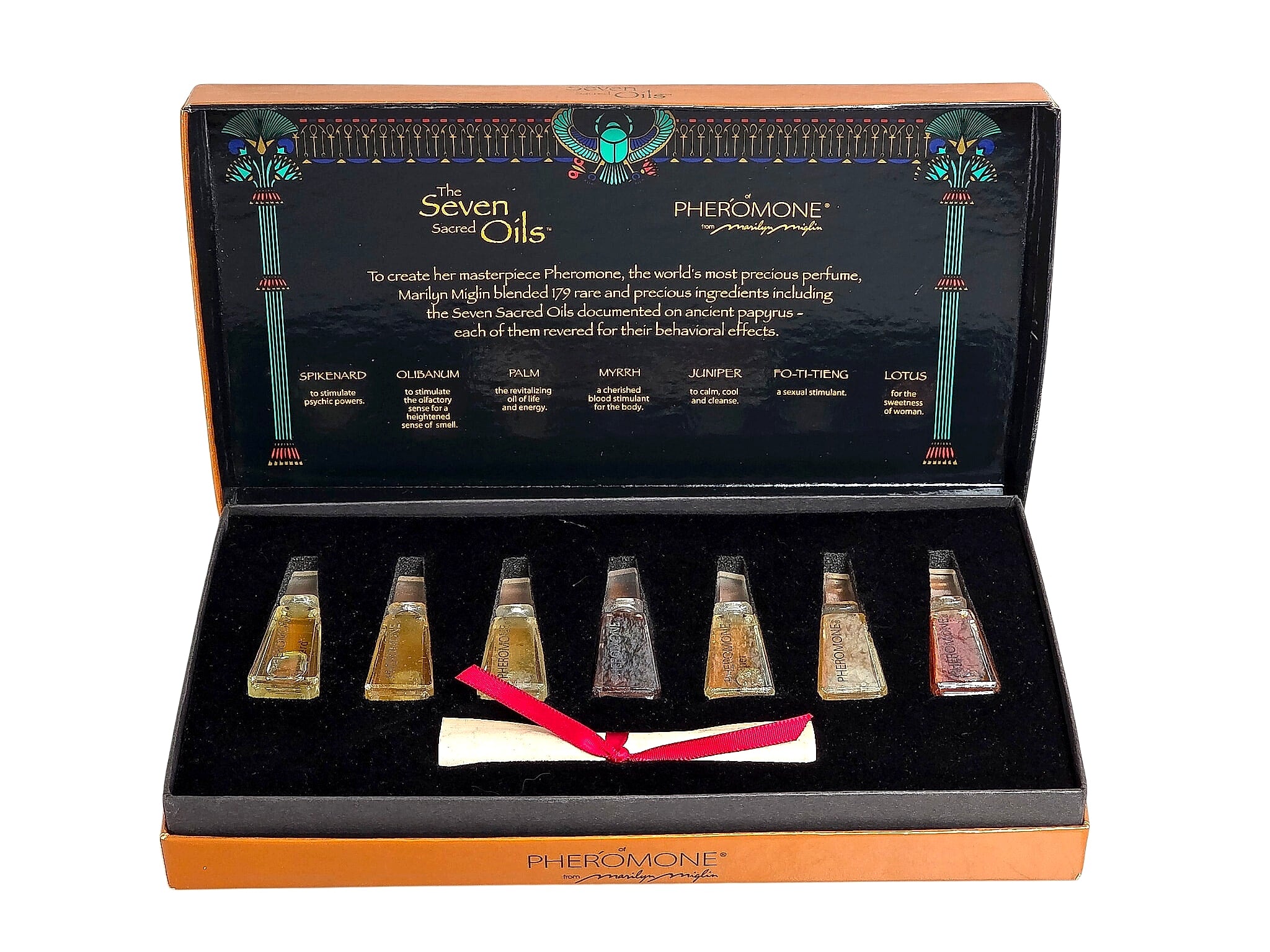 Miglin Pheromone Seven Sacred Oils Parfum Set 1990s