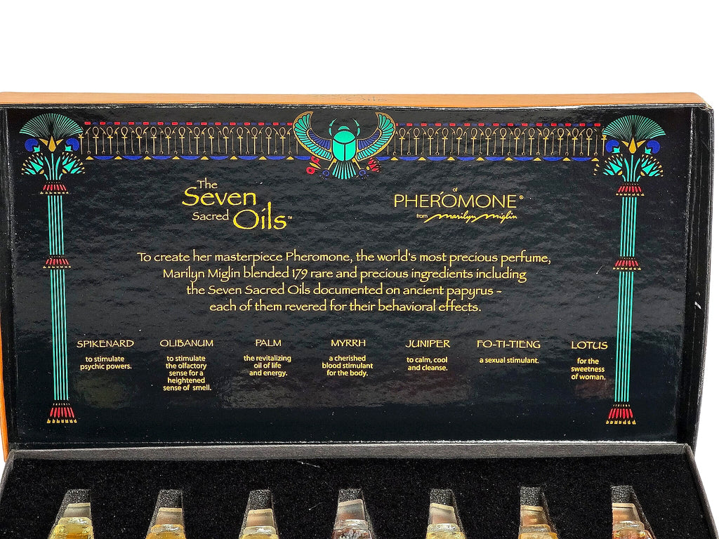 Miglin Pheromone Seven Sacred Oils Parfum Set 1990s