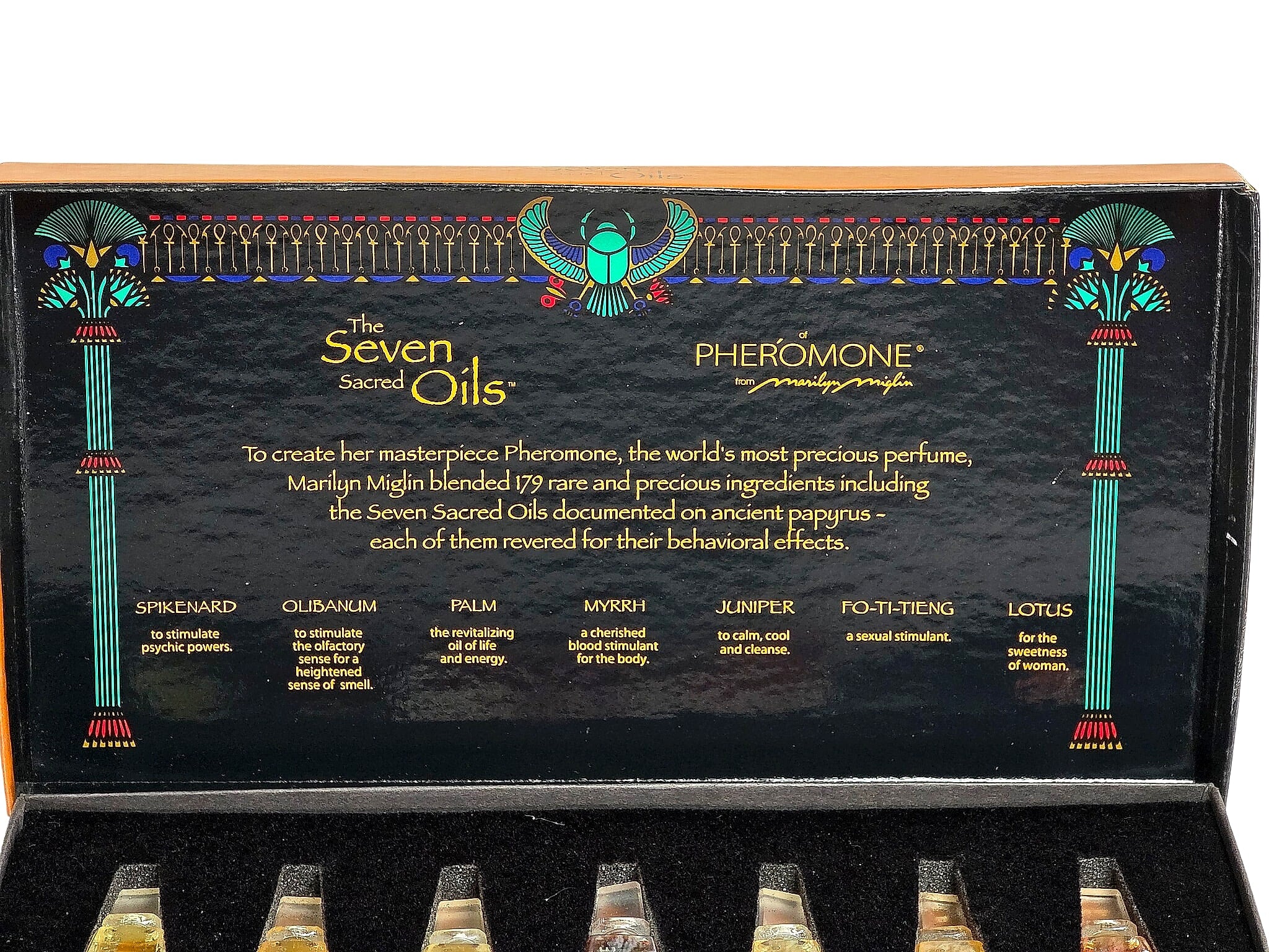 Miglin Pheromone Seven Sacred Oils Parfum Set 1990s