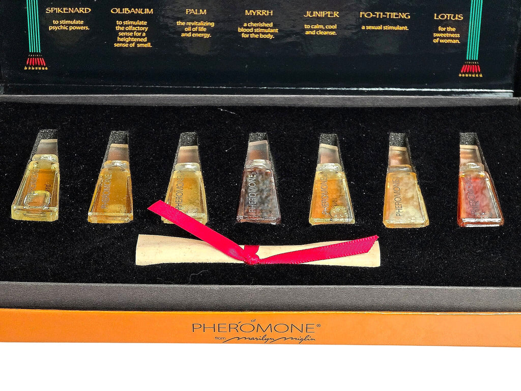 Miglin Pheromone Seven Sacred Oils Parfum Set 1990s