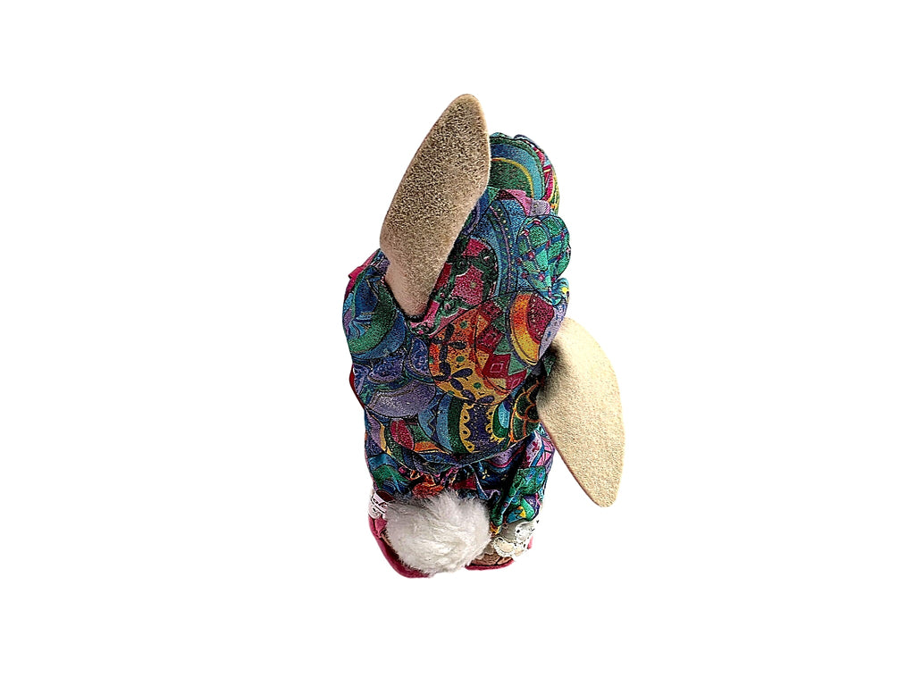 Annalee Mobilitee Bunny with Baby in Wicker Pram 1990s
