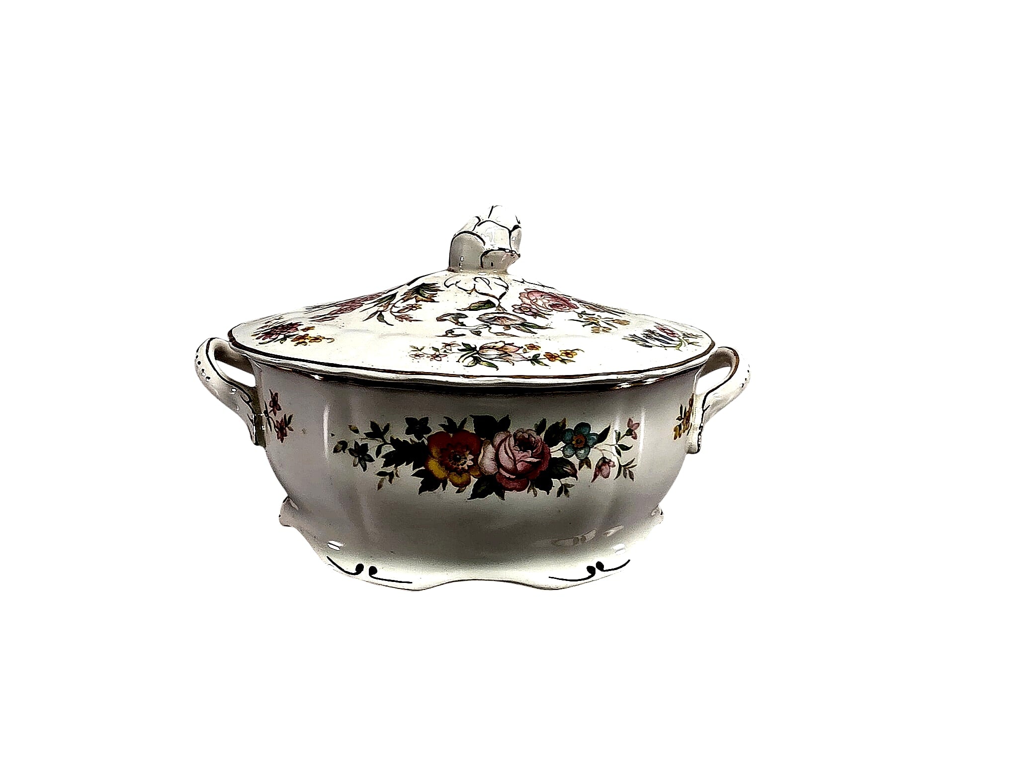 Grindley Marlborough Royal Petal Ironstone Tureen c1950s