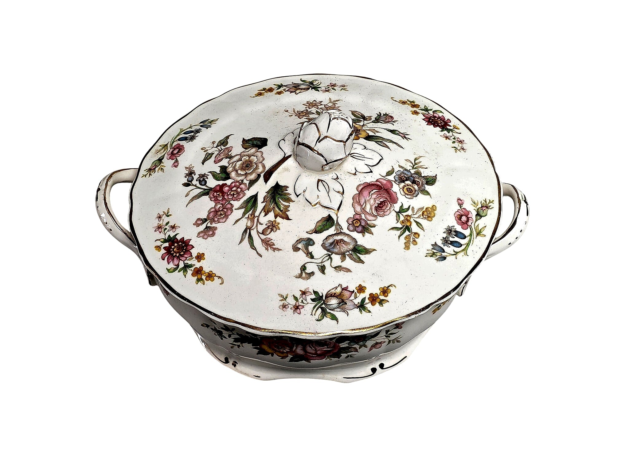 Grindley Marlborough Royal Petal Ironstone Tureen c1950s