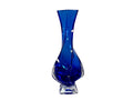 Cobalt Sommerso Cased Art Glass Bud Vase Mid 20th C
