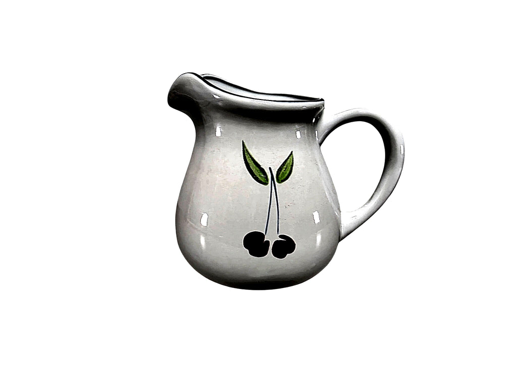 Dansk Indonesia Ceramic Cherry Pattern Pitcher