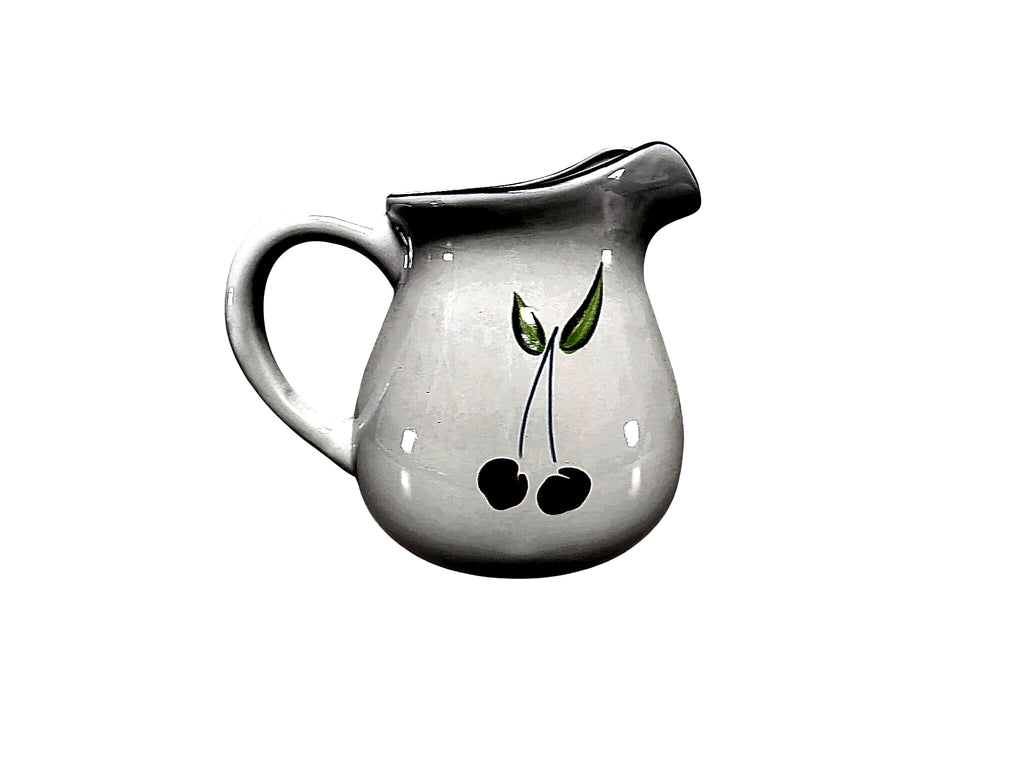 Dansk Indonesia Ceramic Cherry Pattern Pitcher