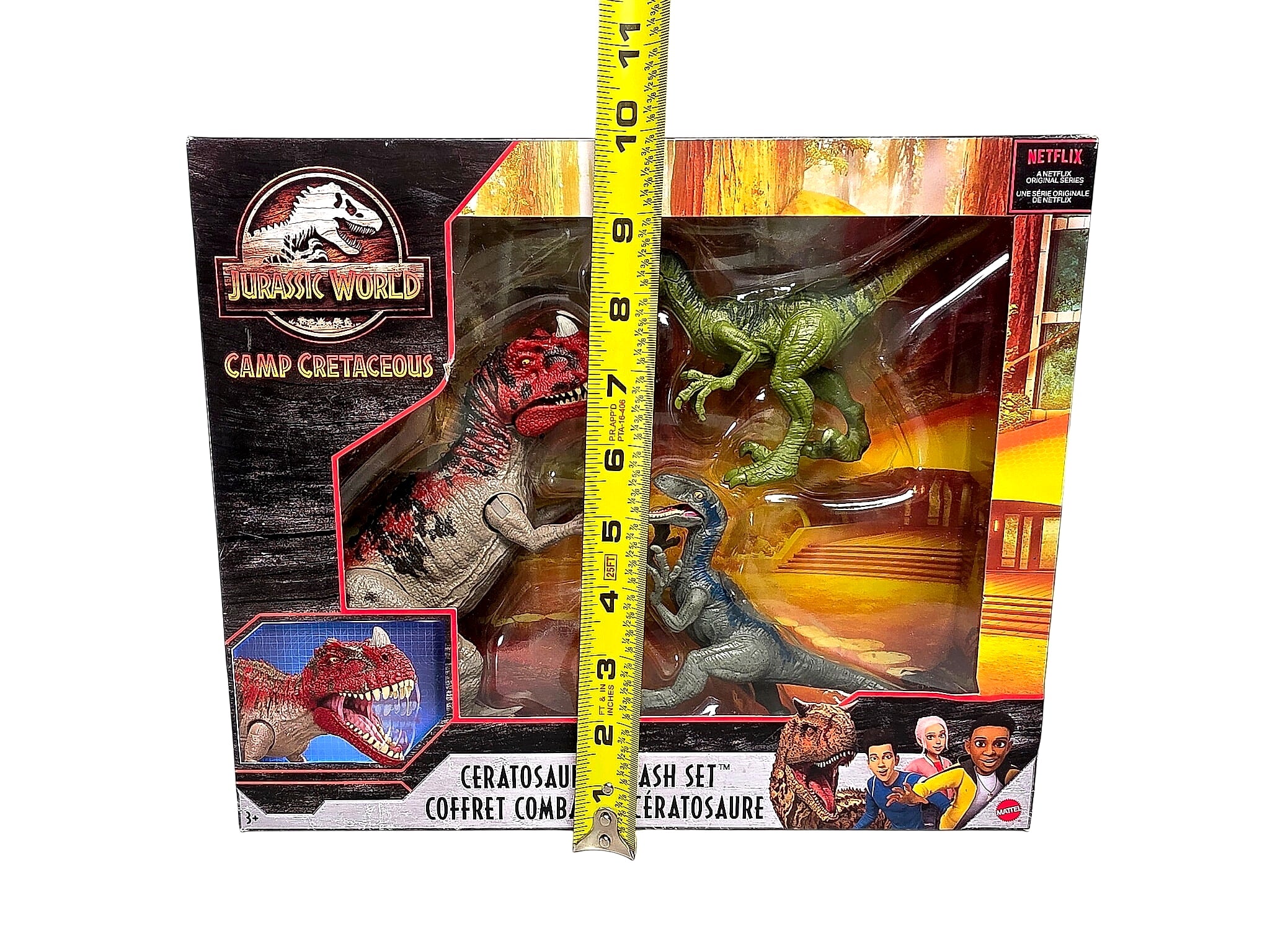 Mattel 2019 Jurassic World Ceratosaurus Clash Set MIB