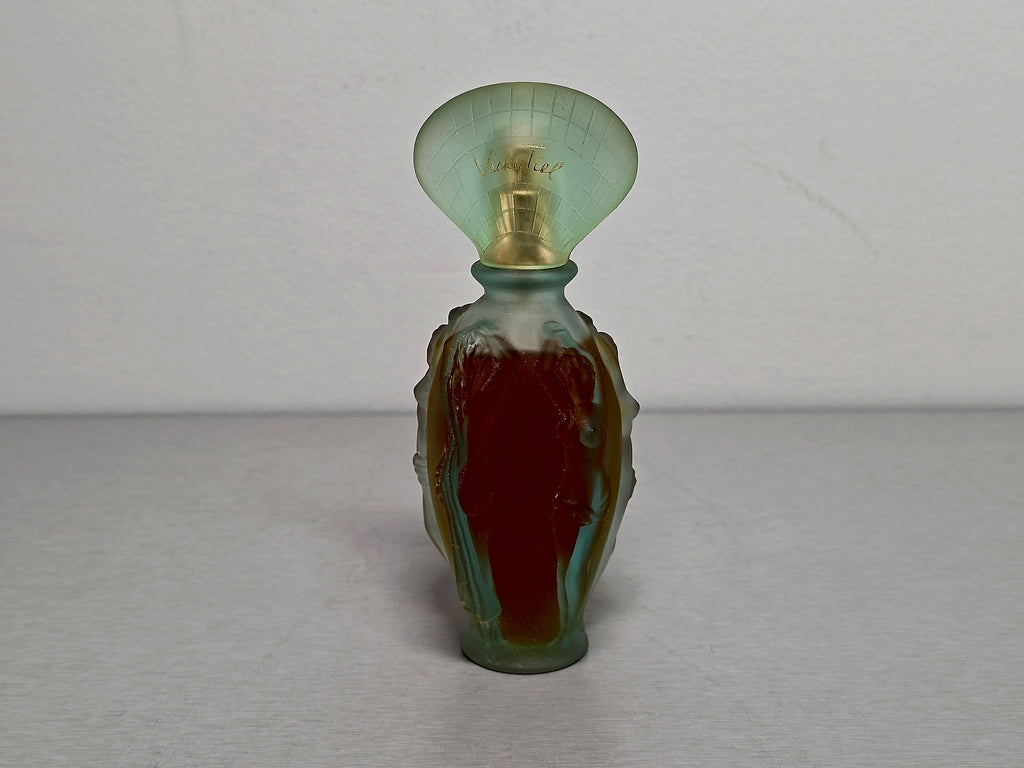 Vicky Tiel Sirene Frosted Glass Figural Perfume Bottle